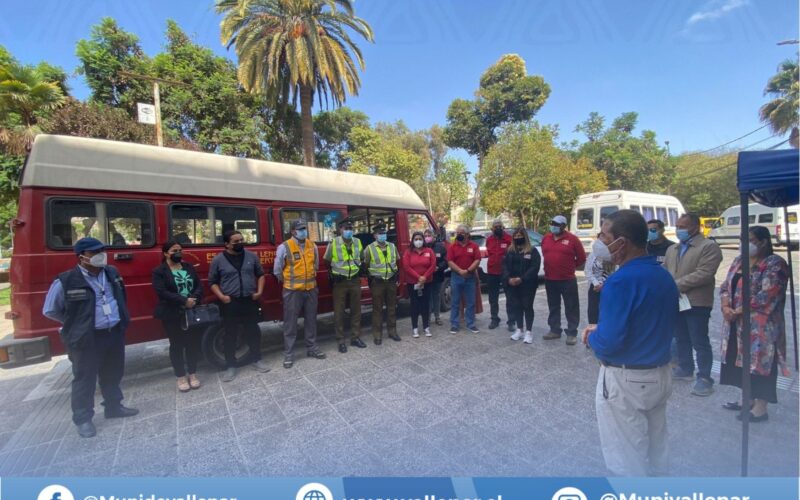 BAJO EL LEMA “TRANSPORTE SEGURO” SE DA INICIÓ AL FUNCIONAMIENTO DE LOS FURGONES ESCOLARES EN VALLENAR