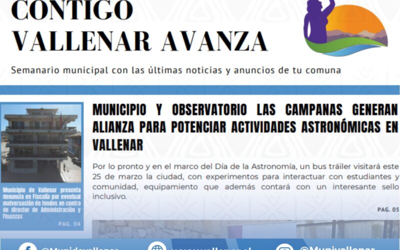 Semanario Municipal “Contigo, Vallenar Avanza” N°5