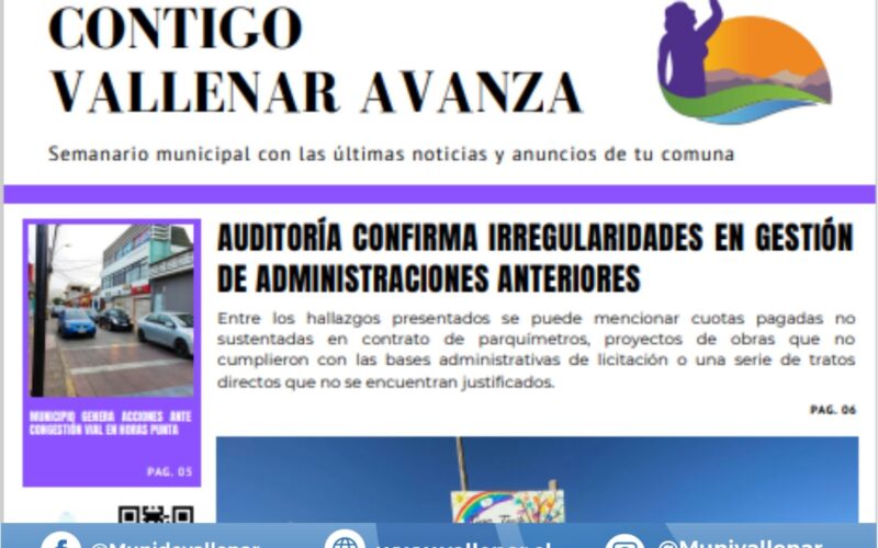 Semanario Municipal “Contigo, Vallenar Avanza” N°6