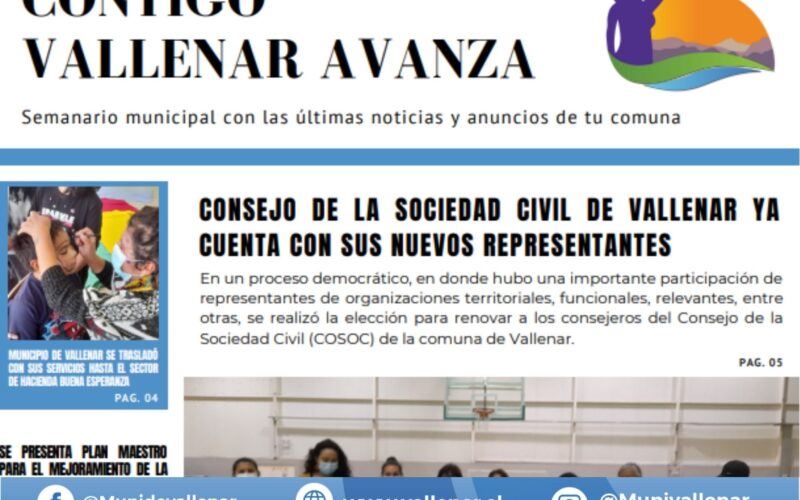 Semanario Municipal “Contigo, Vallenar Avanza” N°12