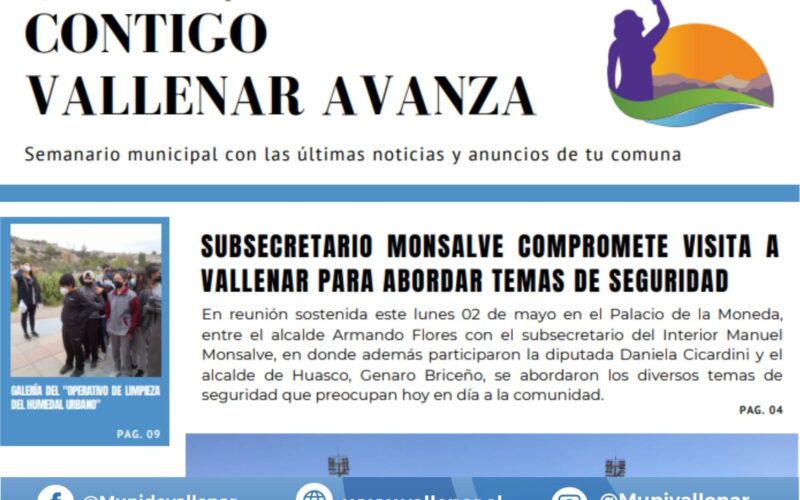 Semanario Municipal, “Contigo, Vallenar Avanza” N°13