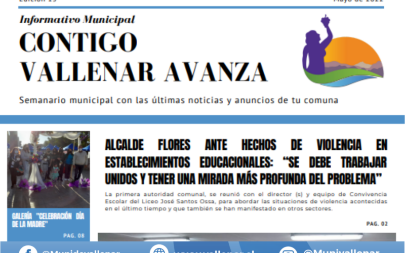 Semanario Municipal “Contigo, Vallenar Avanza” N°15