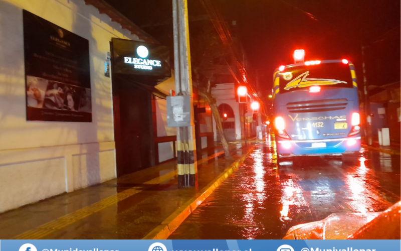 Alcalde de Vallenar evaluó positivamente labor del Comité de Emergencia ante lluvias de las últimas horas