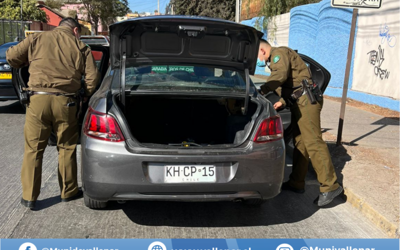 Recuperan auto con encargo por robo gracias a lector de patente instalado a vehículos de Seguridad Ciudadana de la Municipalidad de Vallenar