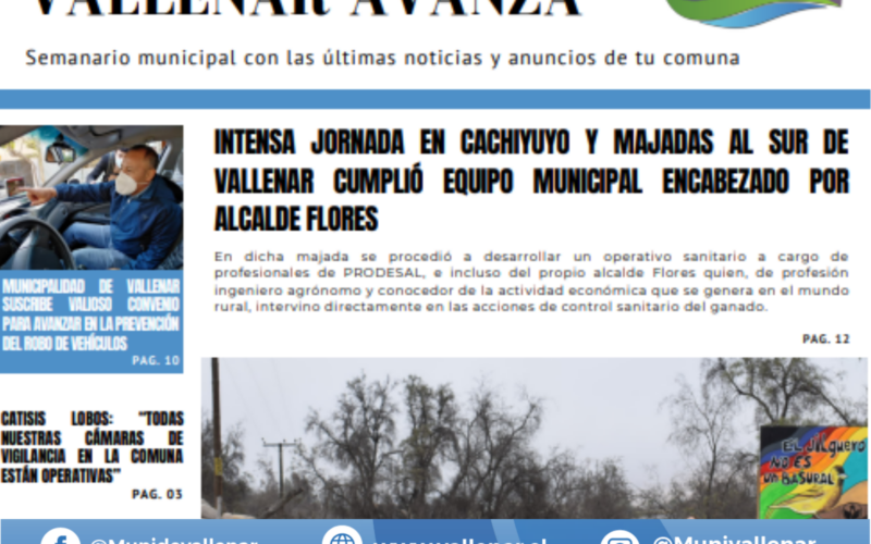 Semanario Municipal “Contigo, Vallenar Avanza” N°19