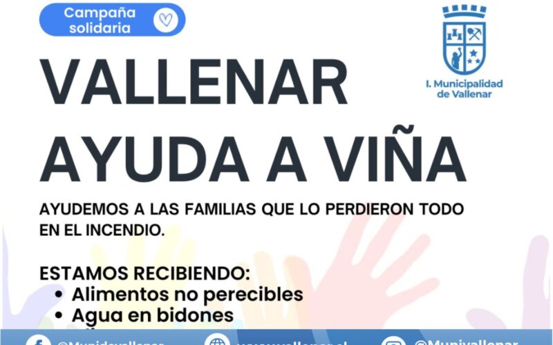 Vallenar Ayuda a Viña del Mar!