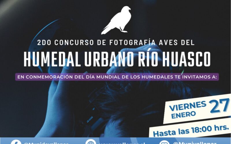 Participa en el 2do Concurso de Fotografía “Aves del Humedal Urbano Río Huasco”