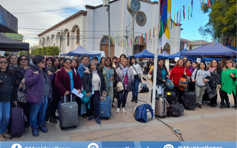 DESPEDIMOS A UN GRUPO DE 40 MUJERES QUE PARTIERON EN SU VIAJE ESCAPADA A LA COMUNA DE COMBARBALÁ
