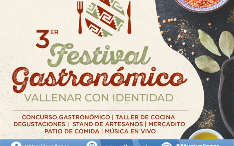Bases del tercer concurso de Gastronomía “Vallenar con Identidad” 2024