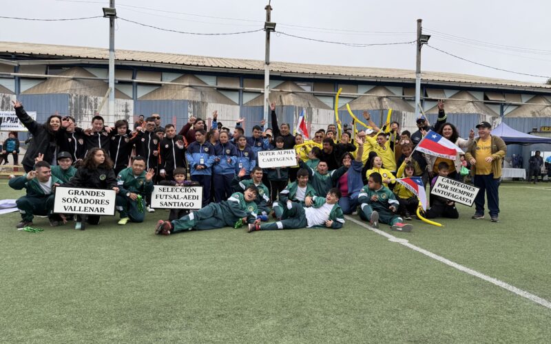 VALLENAR FUE SEDE DE HISTÓRICO TORNEO DE FUTSAL DOWN, UN ENCUENTRO LLENO DE EMOCIÓN, INCLUSIÓN Y SUEÑOS CUMPLIDOS