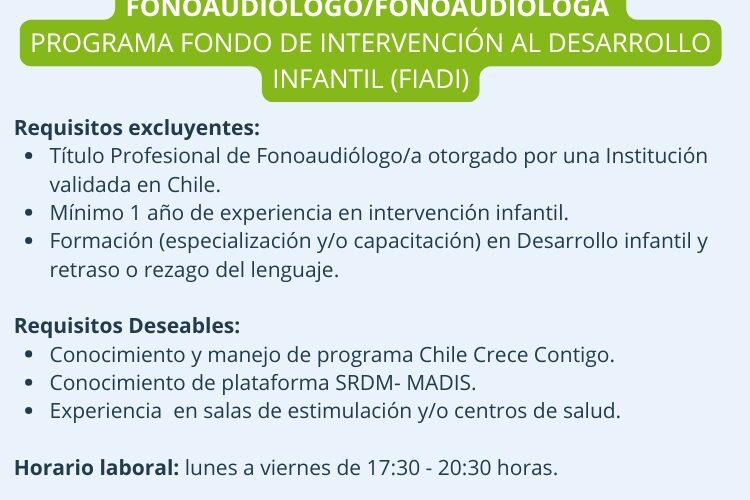 OFERTAS LABORALES OMIL
