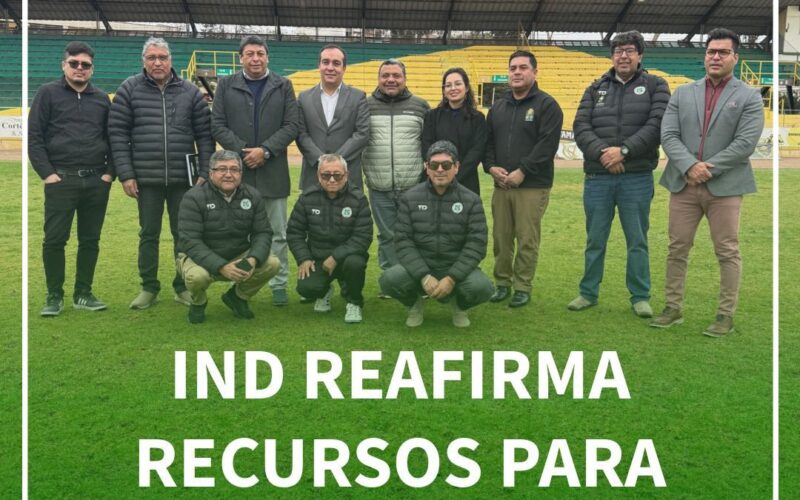 IND REAFIRMA RECURSOS PARA MEJORAR ESTADIO NELSÓN ROJAS