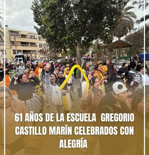 61 AÑOS DE LA ESCUELA GREGORIO CASTILLO MARÍN CELEBRADOS CON ALEGRÍA