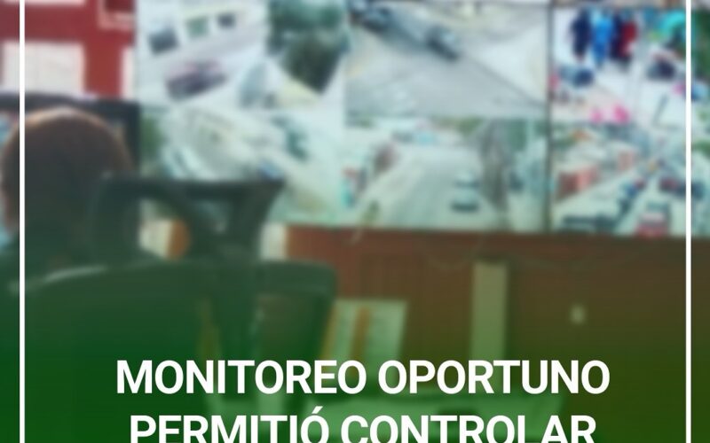 MONITOREO OPORTUNO PERMITIÓ CONTROLAR HECHO VIOLENTO EN PLENO CENTRO DE VALLENAR
