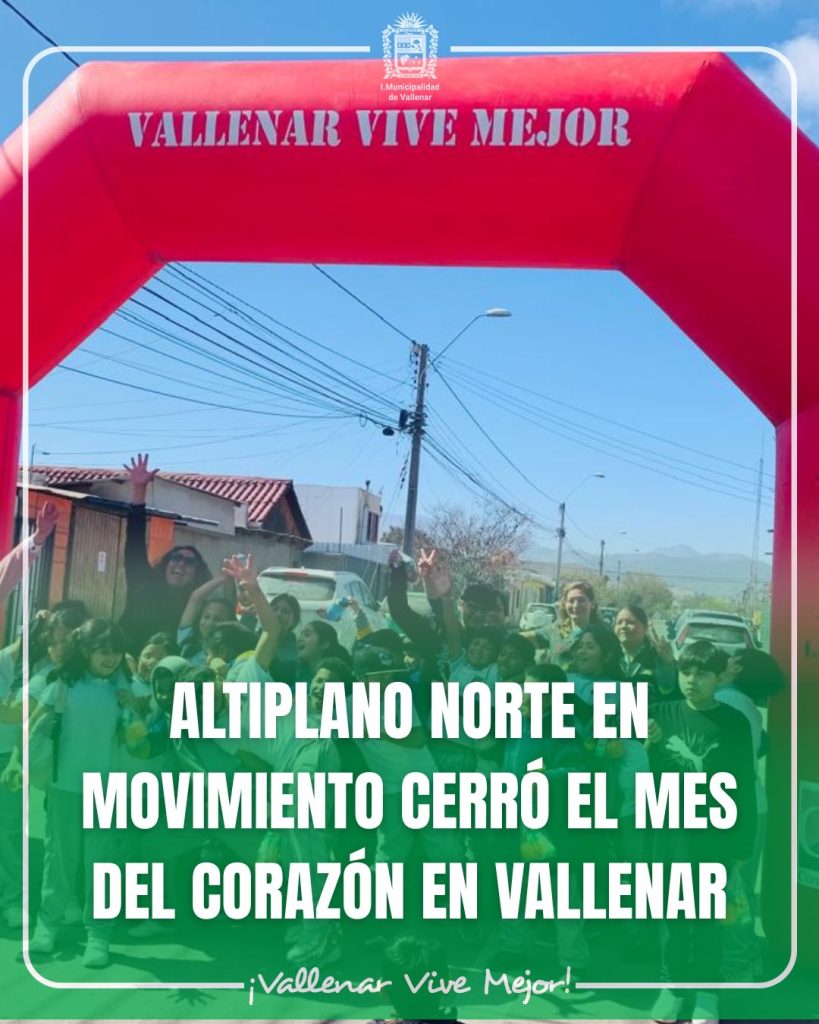ALTIPLANO NORTE EN MOVIMIENTO CERRÓ EL MES DEL CORAZÓN EN VALLENAR