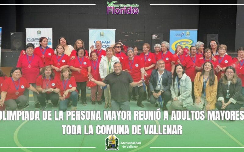 III OLIMPIADA DE LA PERSONA MAYOR REUNIÓ A ADULTOS MAYORES DE TODA LA COMUNA
