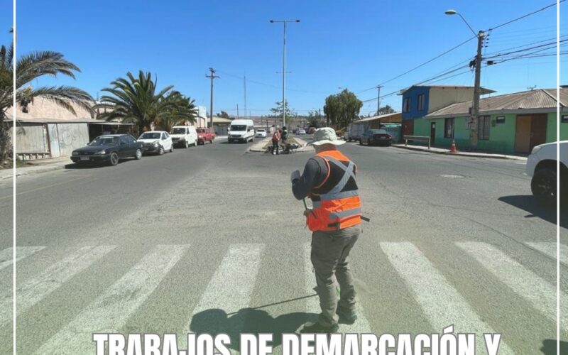 TRABAJOS DE DEMARCACIÓN Y MANTENCIÓN VIAL