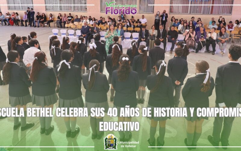 ESCUELA BETHEL CELEBRA SUS 40 AÑOS DE HISTORIA Y COMPROMISO EDUCATIVO