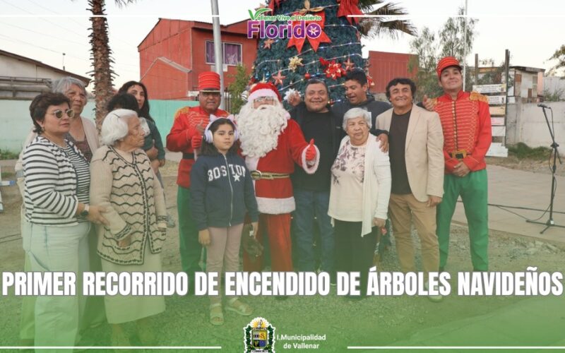 COMENZAMOS CON EL ENCENDIDO DE LOS ARBOLES NAVIDEÑOS