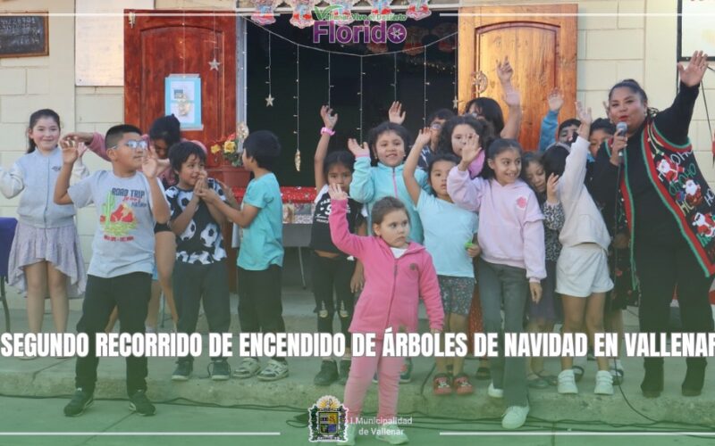 SEGUNDO RECORRIDO DEL ENCENDIDO DE ÁRBOLES DE NAVIDAD EN VALLENAR