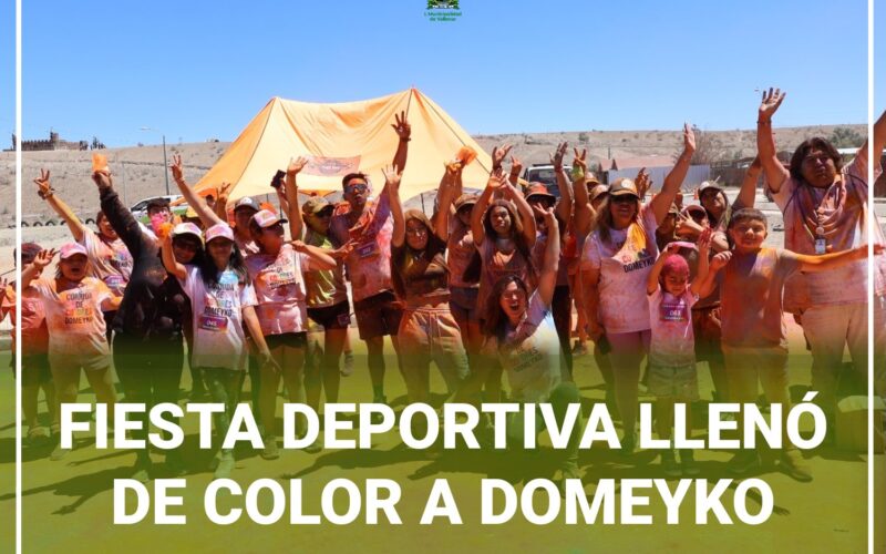 DOMEYKO SE LLENÓ DE COLORES