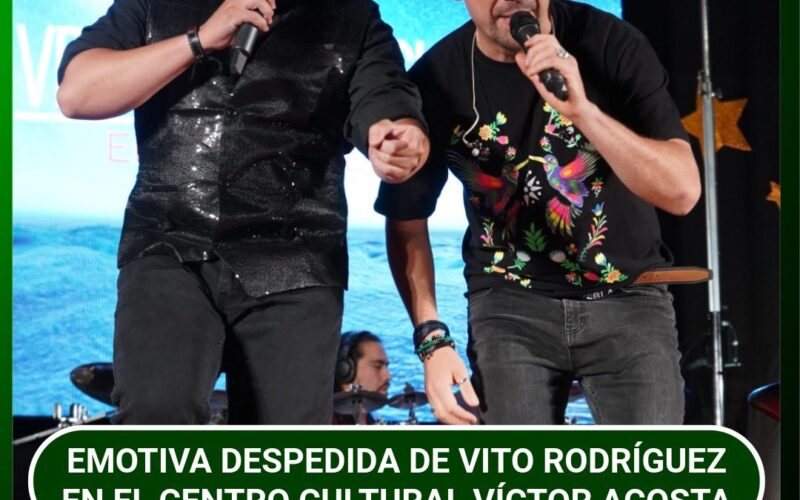 EMOTIVA DESPEDIDA DE VITO RODRIGUEZ