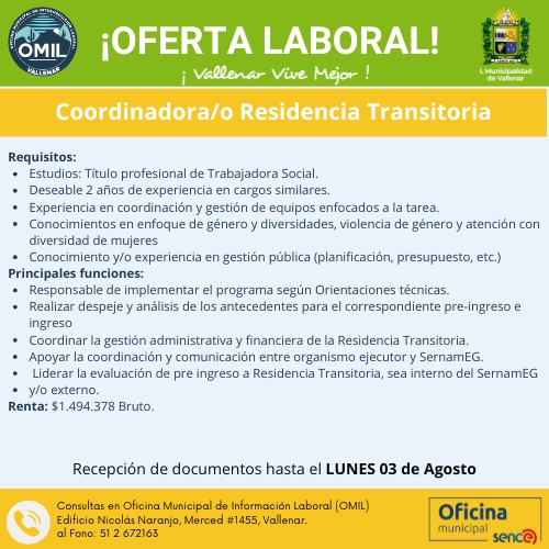 ¡Atención, comunidad de Vallenar!